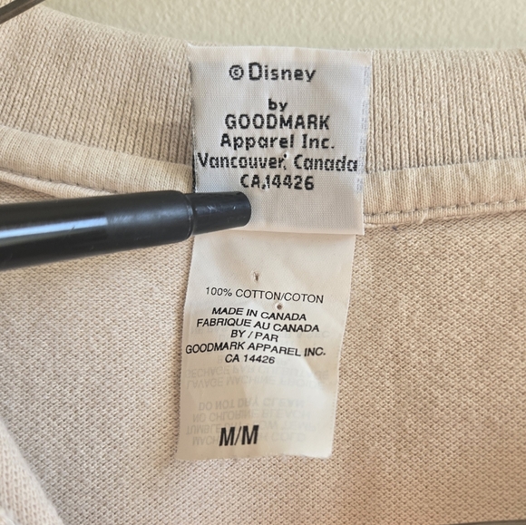 VINTAGE Disney Polo Golfing Donald Duck Mens Medium - Picture 5 of 8